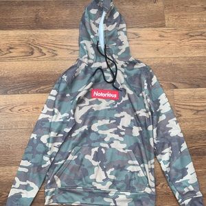 brand new notorious camo hoodie